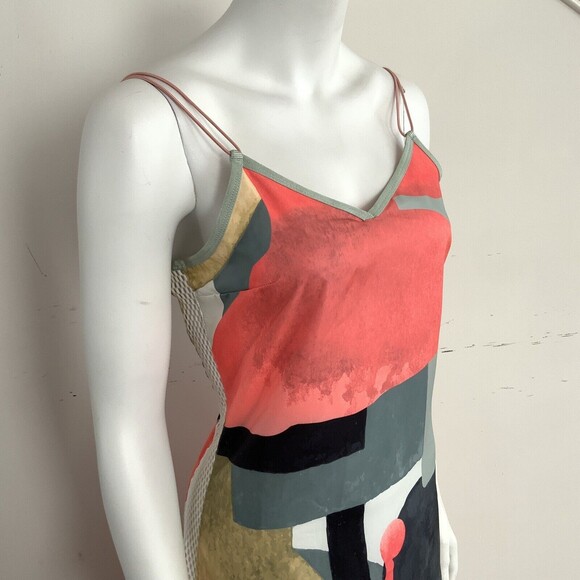 Jordan X Bephies Beauty Supply Slip Dress Coral Multicolor S - Picture 12 of 12